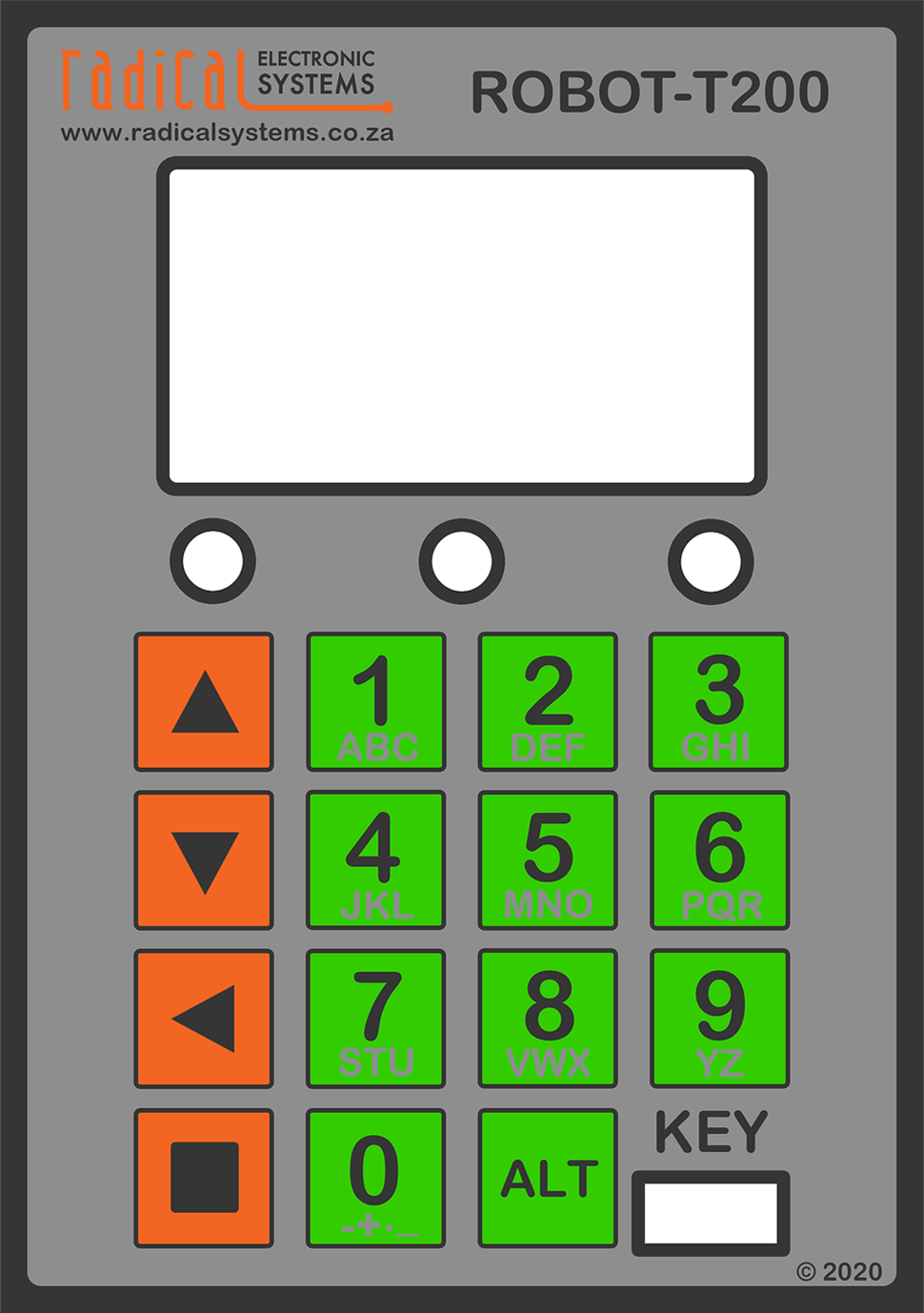 Robot T200 — 15-button